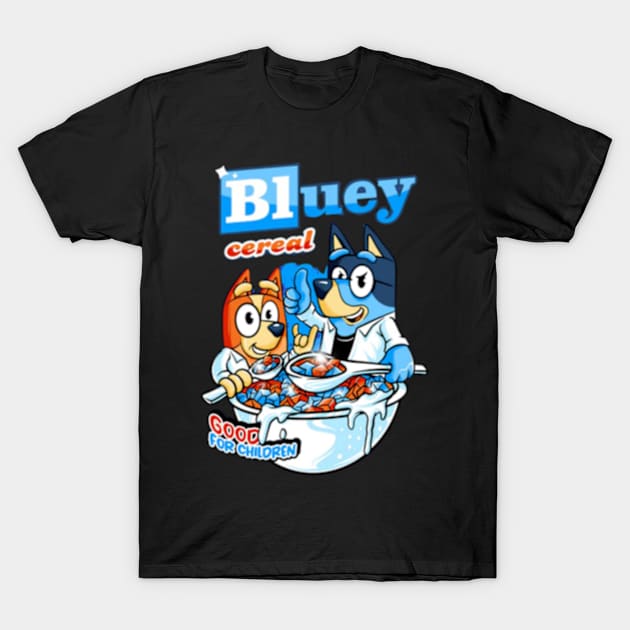 bluey eating T-Shirt by GapiKenterKali